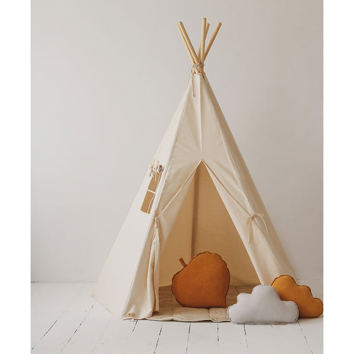 Cotton Teepee Tent & Mat Set