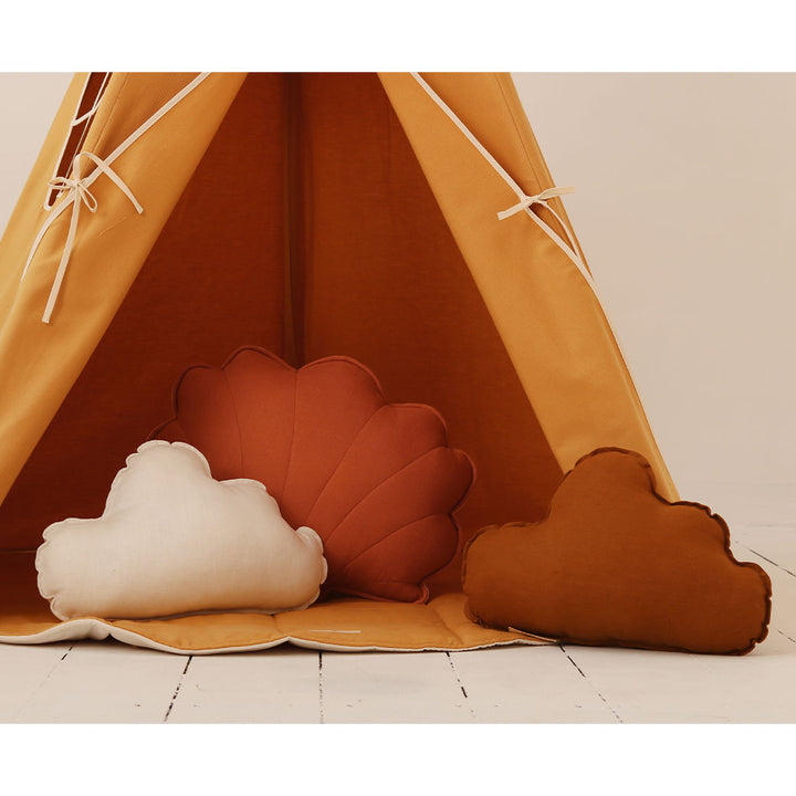 Cotton Teepee Tent & Mat Set