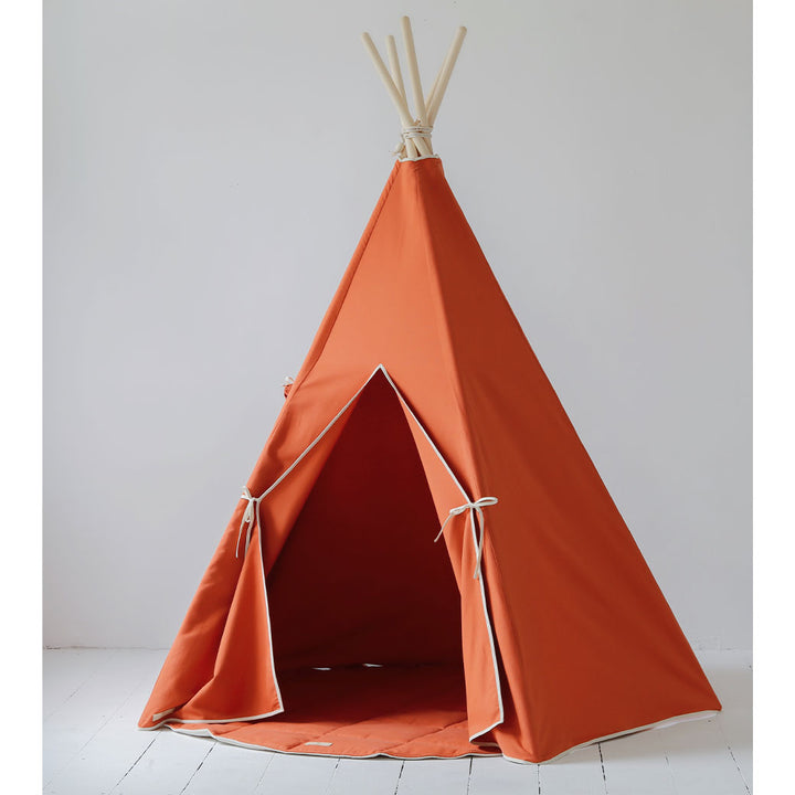 Cotton Teepee Tent & Mat Set