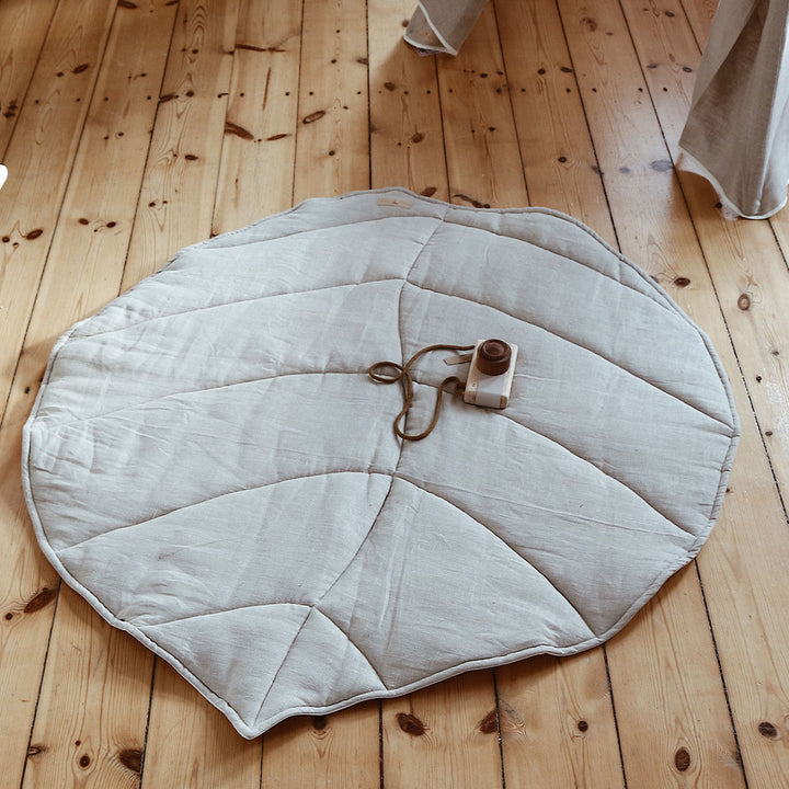 Linen Leaf Mat