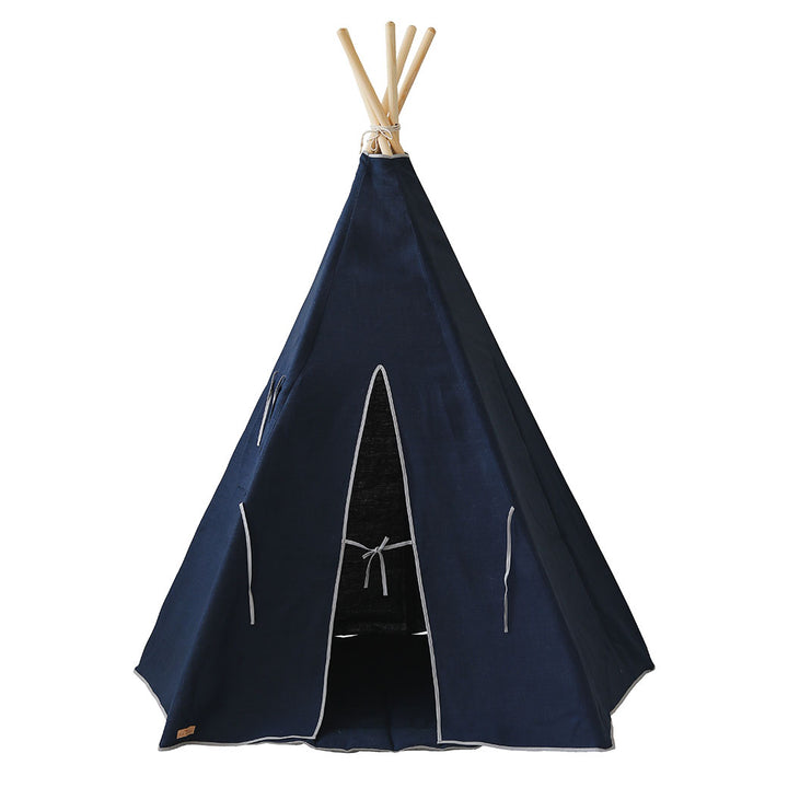 Linen Teepee Tent and Mat Set