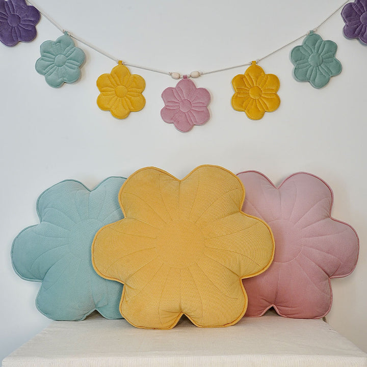 Velvet Flower Pillow