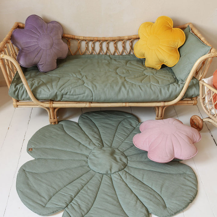 Velvet Flower Pillow