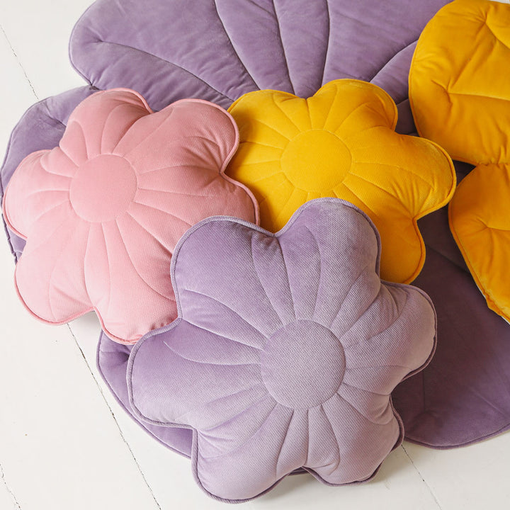 Velvet Flower Pillow