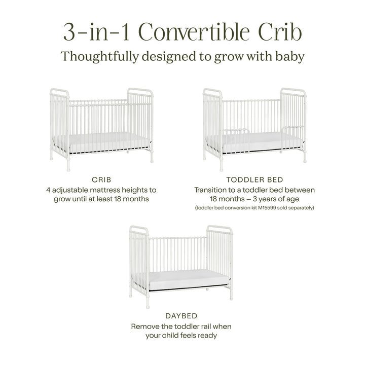 Abigail 3 in 1 Crib