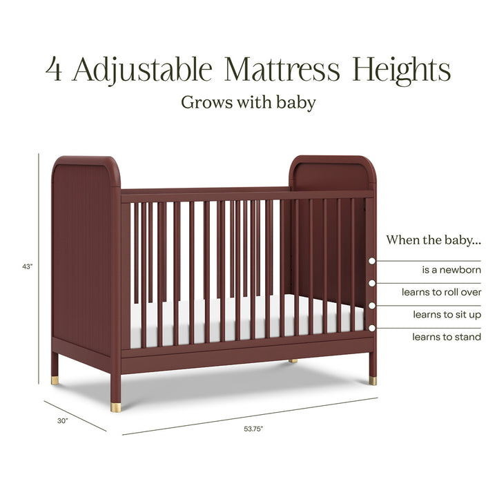 Brimsley Tambour 3-in-1 Convertible Crib