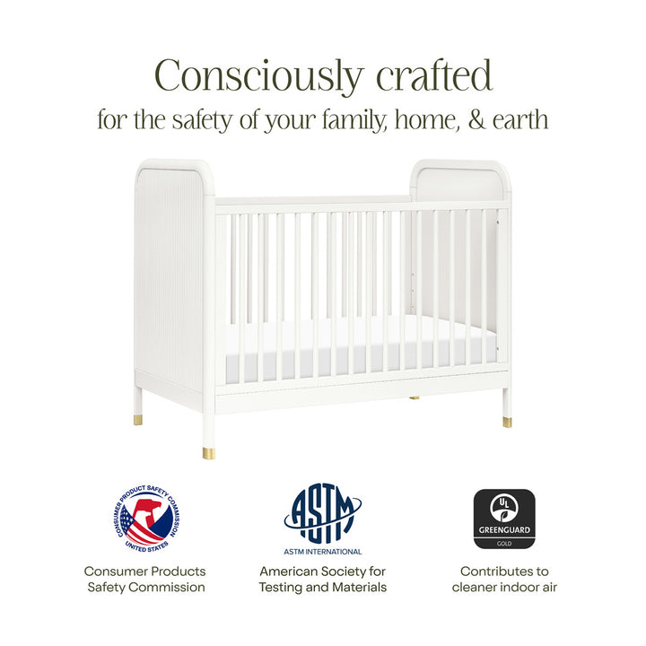 Brimsley Tambour 3-in-1 Convertible Crib