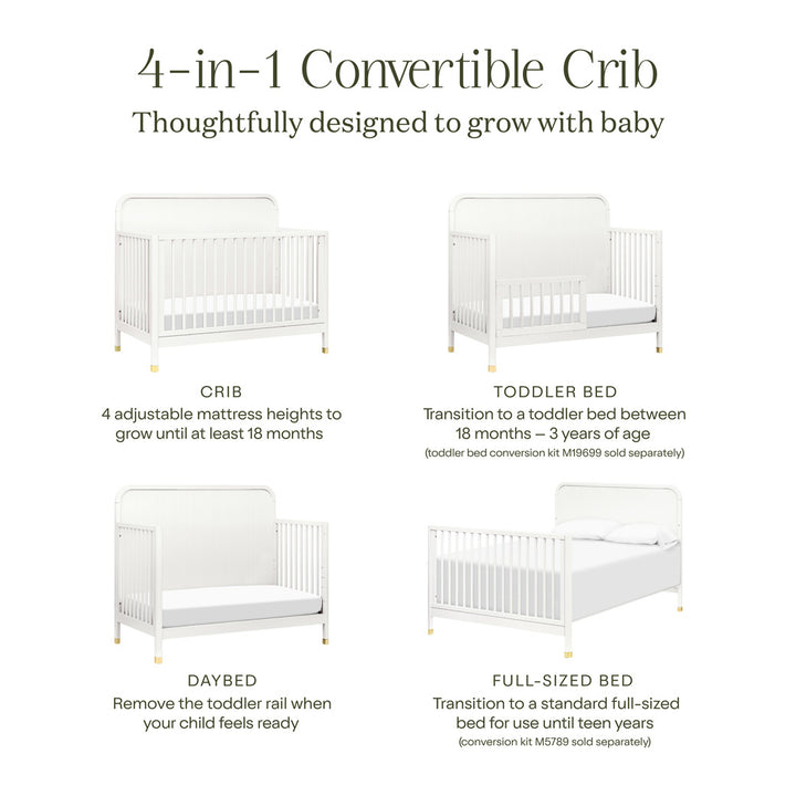 Brimsley Tambour 4-in-1 Convertible Crib