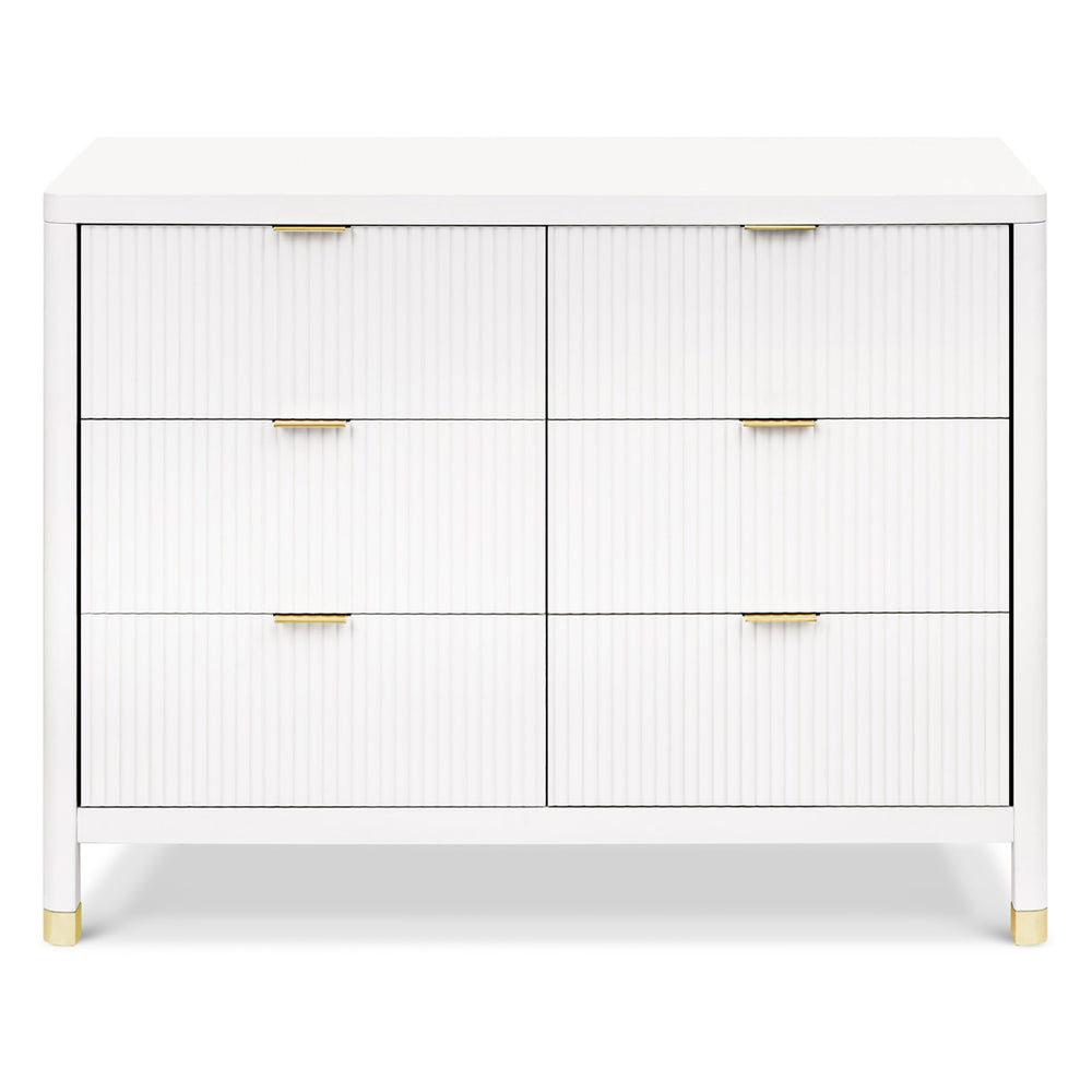 Front view of Namesake Brimsley 6-Drawer Dresser in -- Color_Warm White