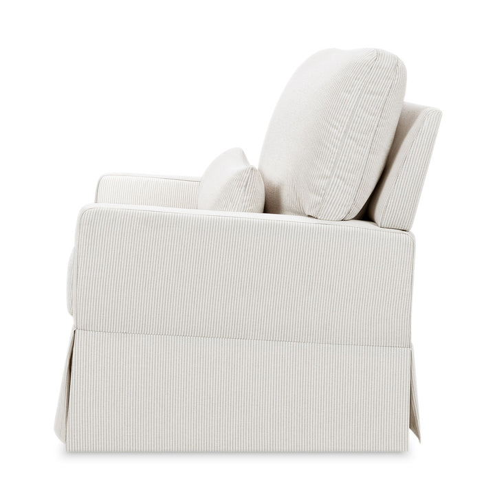 Crawford Pillowback Chair-And-A-Half Comfort Swivel Glider