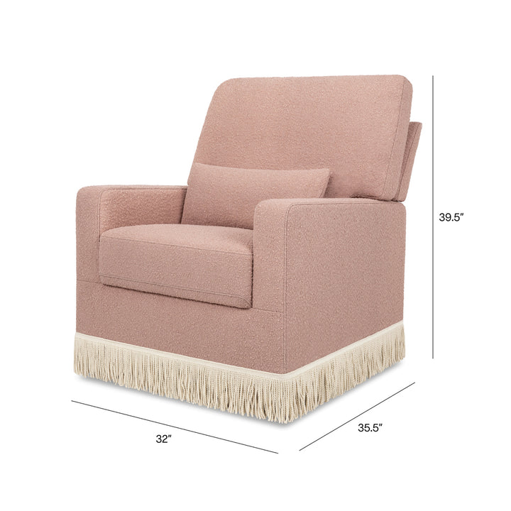 Crawford Pillowback Comfort Swivel Glider