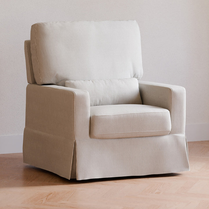 Crawford Pillowback Comfort Swivel Glider