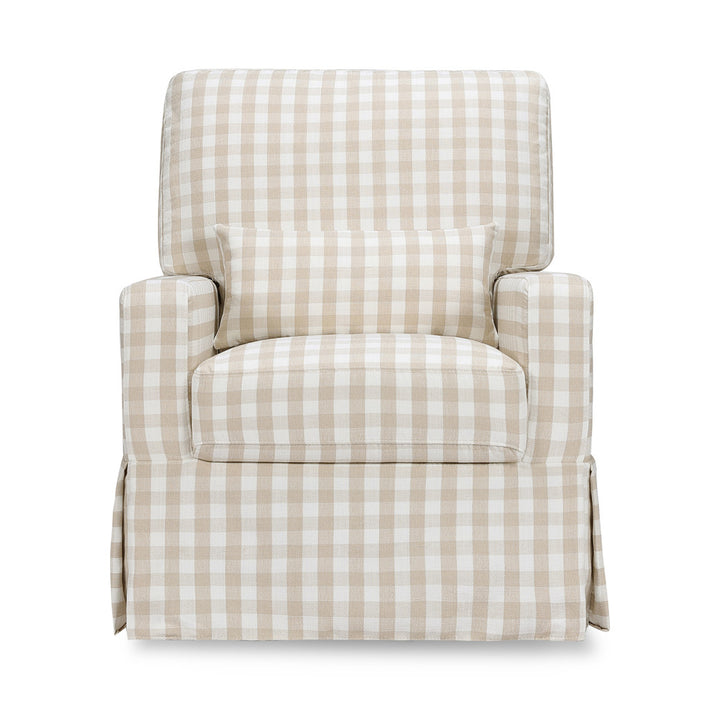 Crawford Pillowback Comfort Swivel Glider