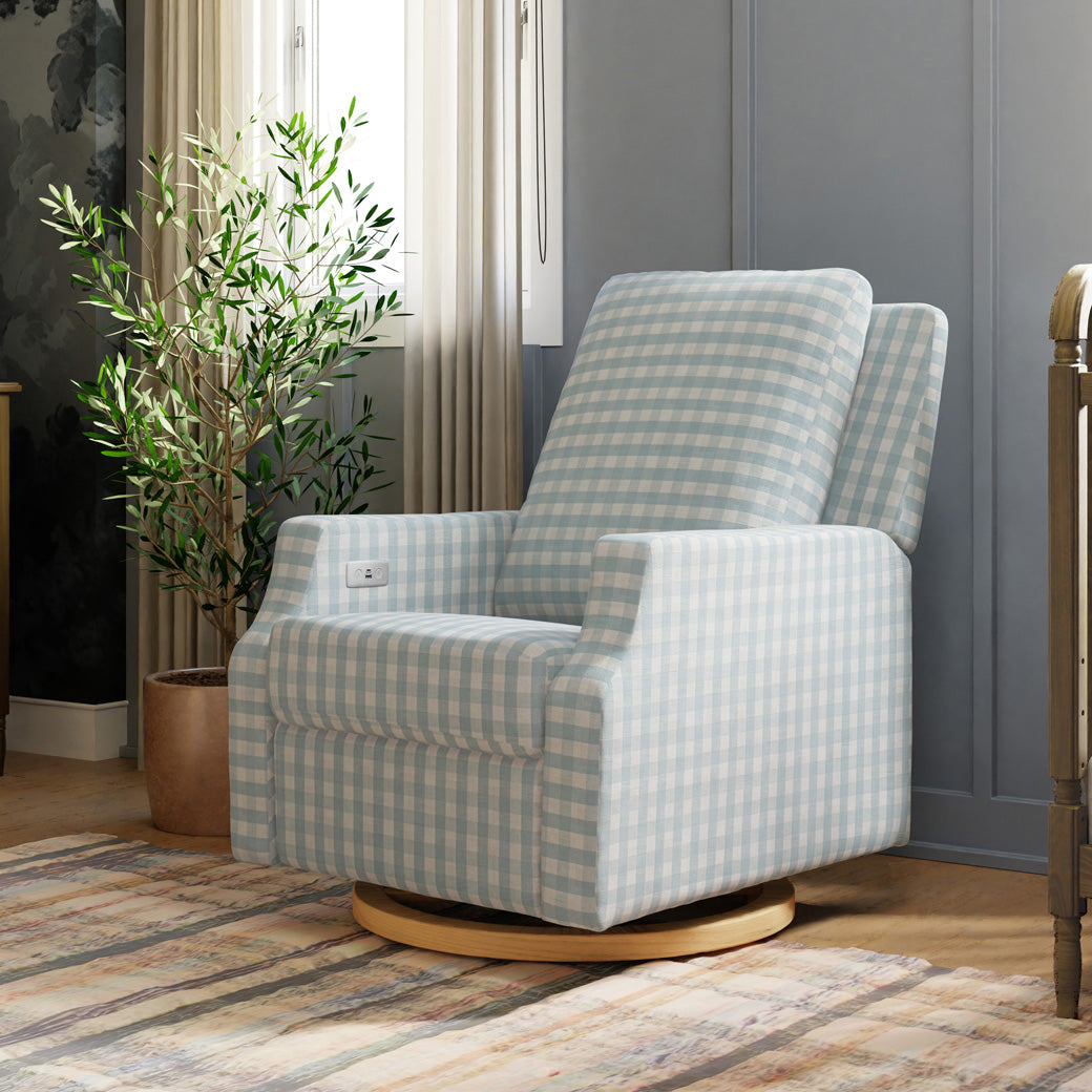 Gingham recliner sales