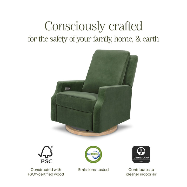 Crewe Electronic Recliner & Swivel Glider