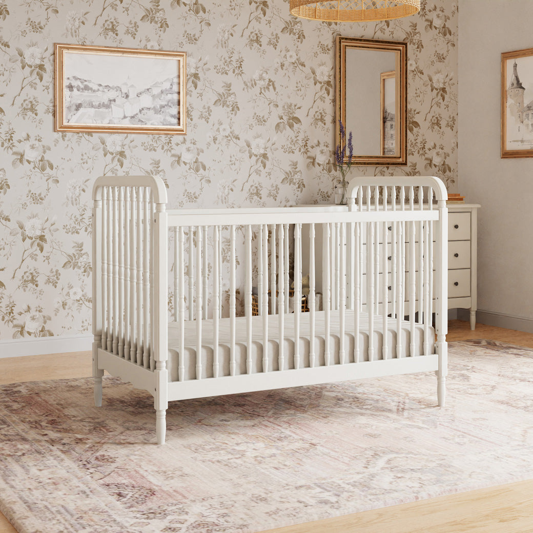 Namesake Liberty 3 in 1 Convertible Spindle Crib Toddler Bed Conversion Kit Modern Nursery