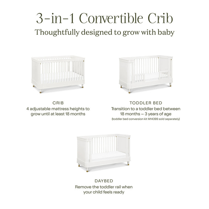 Tanner 3-in-1 Convertible Crib