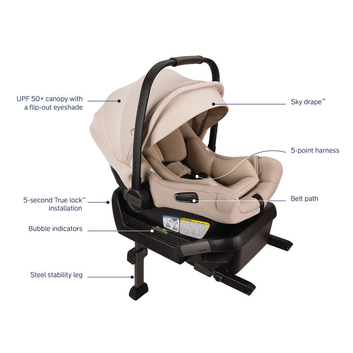 PIPA Aire Infant Car Seat + PIPA Series Base