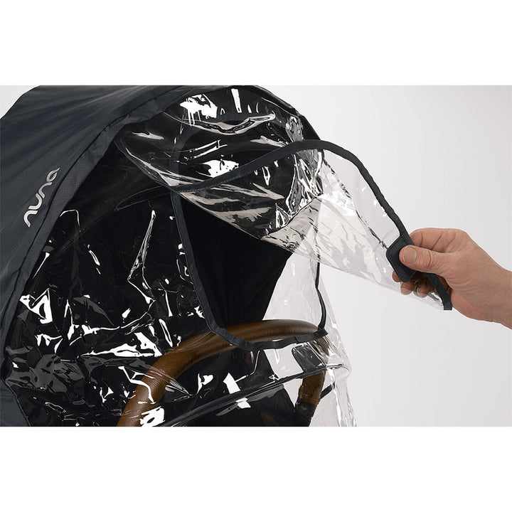 Closeup of the Nuna TRIV Series Rain Cover