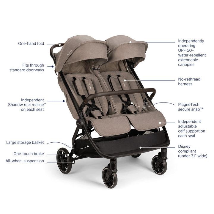 TRVL Dubl Stroller