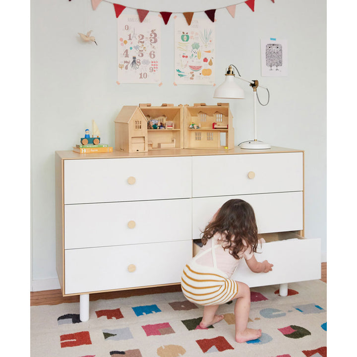 Oeuf 6 Drawer Dresser in -- Lifestyle