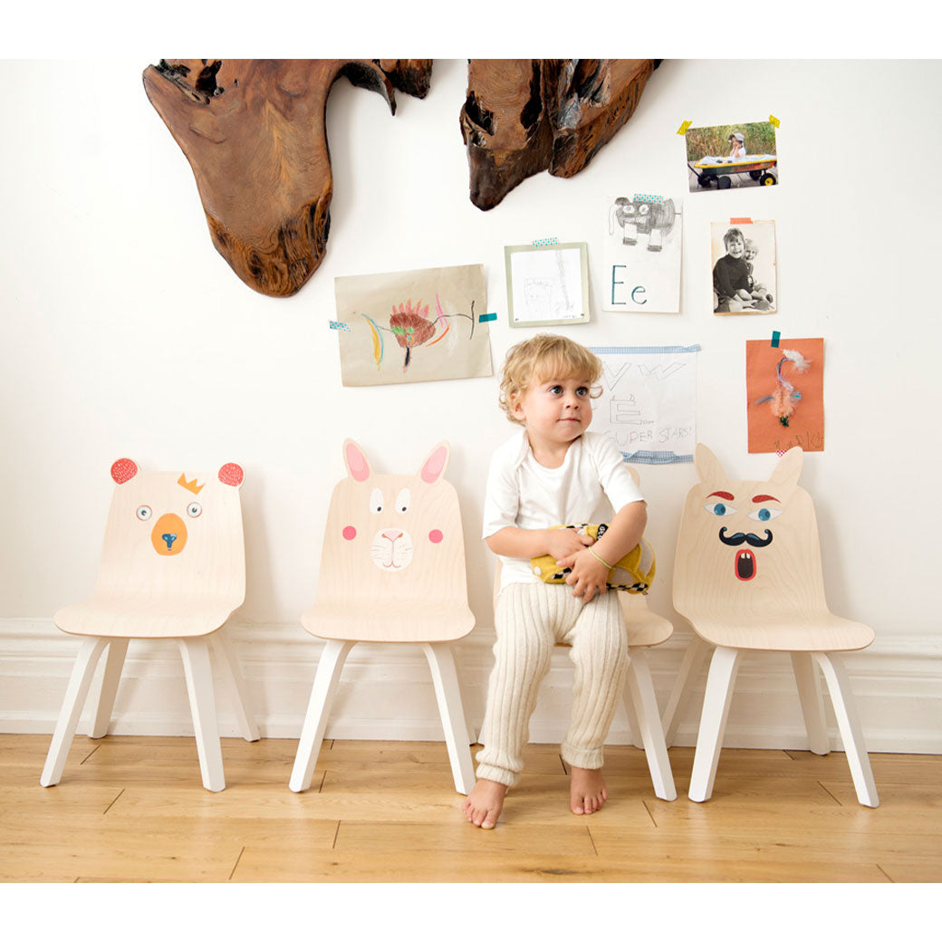 Oeuf Bear Play Chairs Set of 2 Modern Nursery