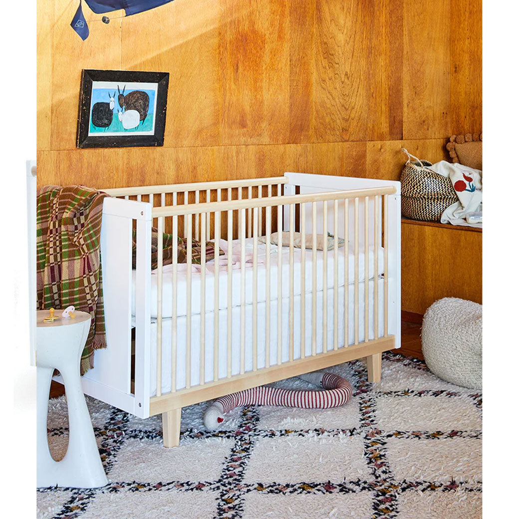 Birch wood outlet crib