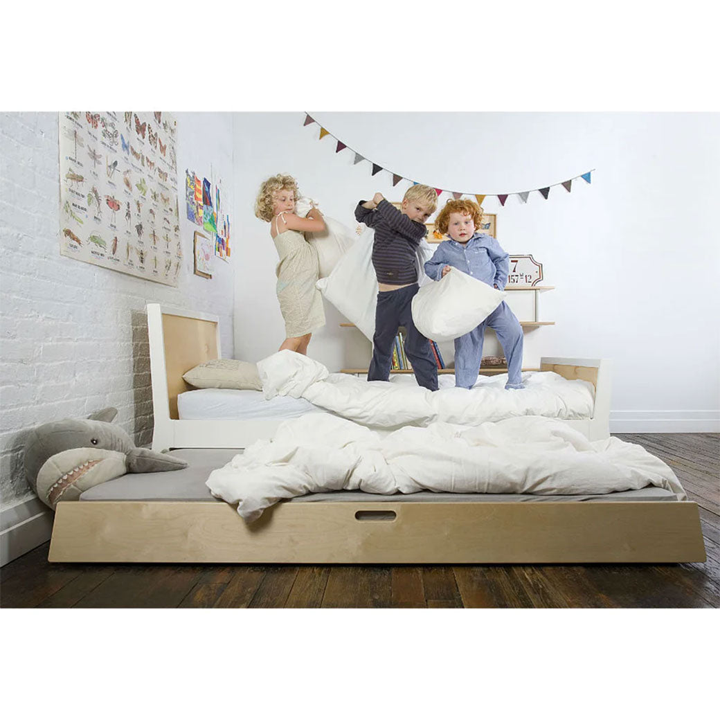 Twin bed with 2024 mattress bundle