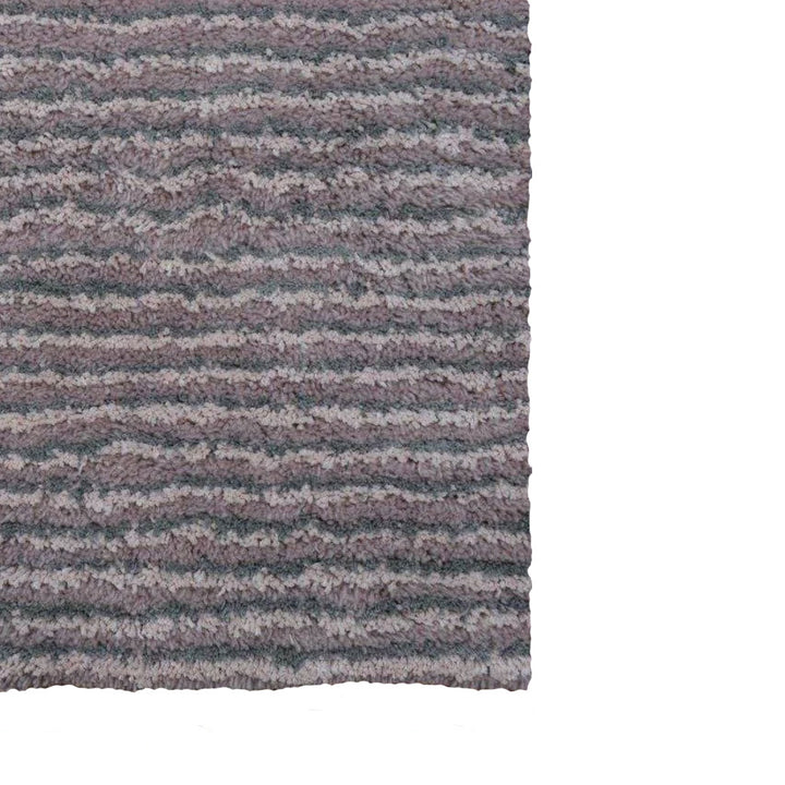 Seersucker Organic Wool & Cotton Shag Rug