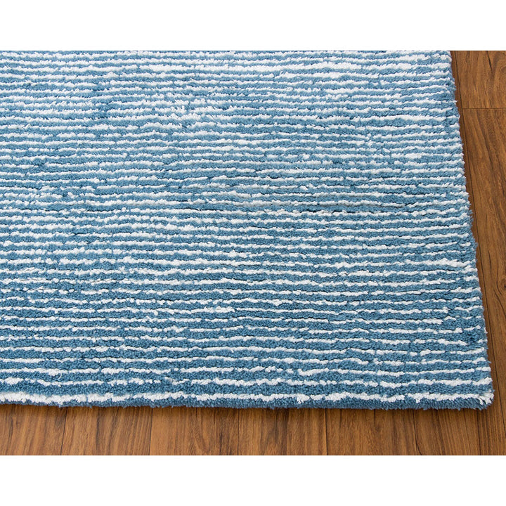 Seersucker Organic Wool & Cotton Shag Rug