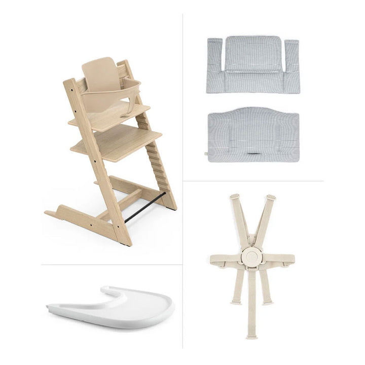 Tripp Trapp High Chair² + Cushion & Tray Bundle