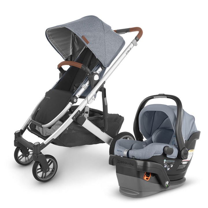 UPPAbaby CRUZ V2 Travel System in -- Color_Gregory _ MESA V2 _ Gregory