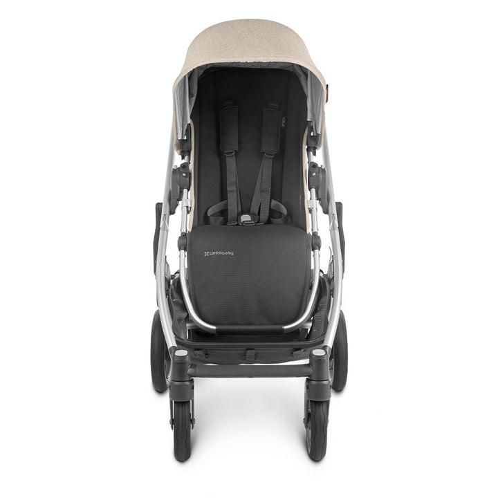 Front view of UPPAbaby CRUZ V2 Stroller without the handle bar  in -- Color_Declan