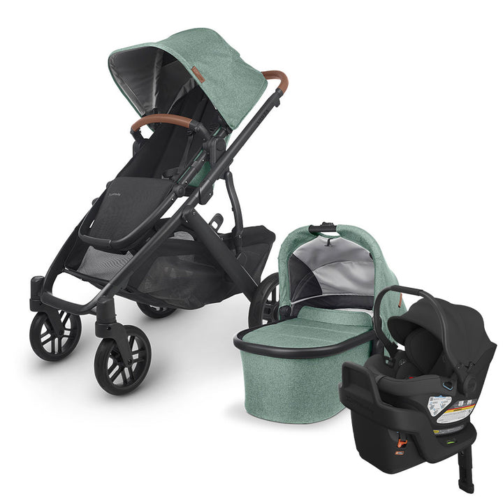 UPPAbaby VISTA V2 Travel System in -- Color_Gwen _ Aria _ Jake