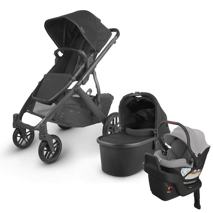 UPPAbaby VISTA V2 Travel System in -- Color_ Jake _ Aria _ Anthony