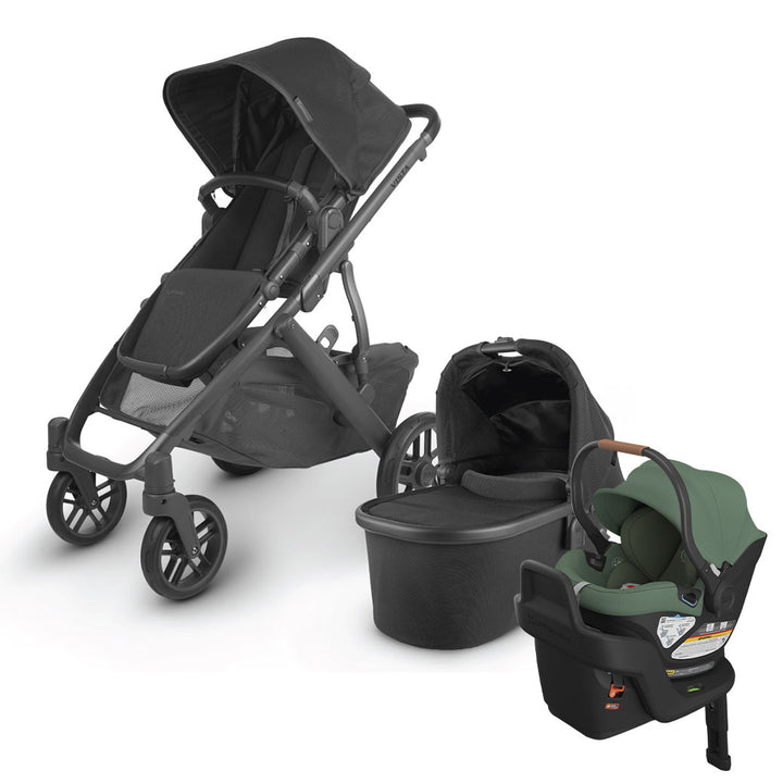 UPPAbaby VISTA V2 Travel System in -- Color_ Jake _ Aria _ Gwen