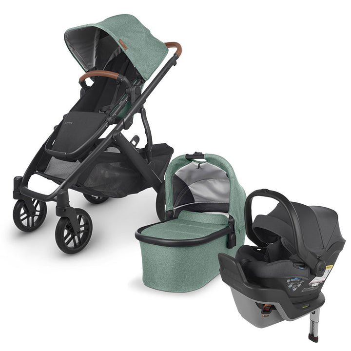 UPPAbaby VISTA V2 Travel System in -- Color_Gwen _ MESA Max _ Greyson