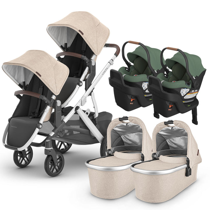 Vista V2+ FR-Free Twin Travel System