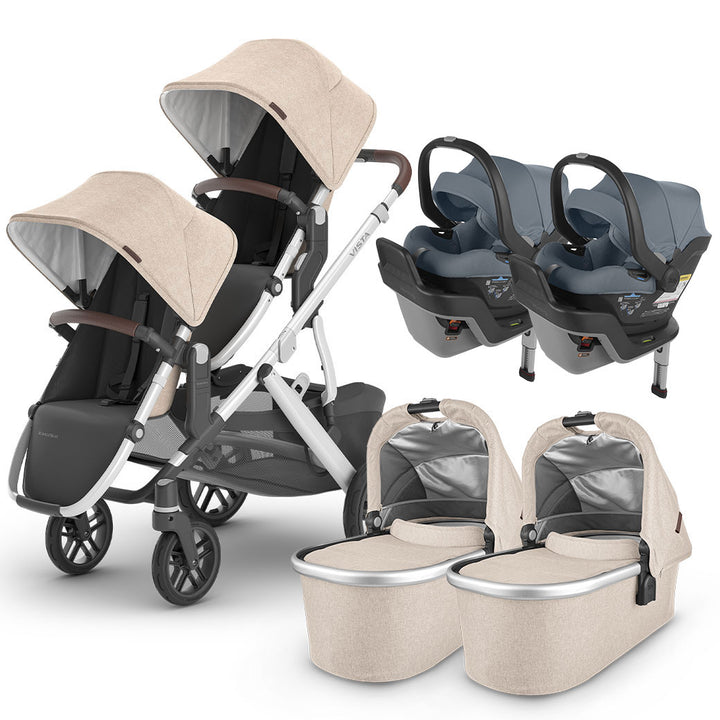 Vista V2+ FR-Free Twin Travel System