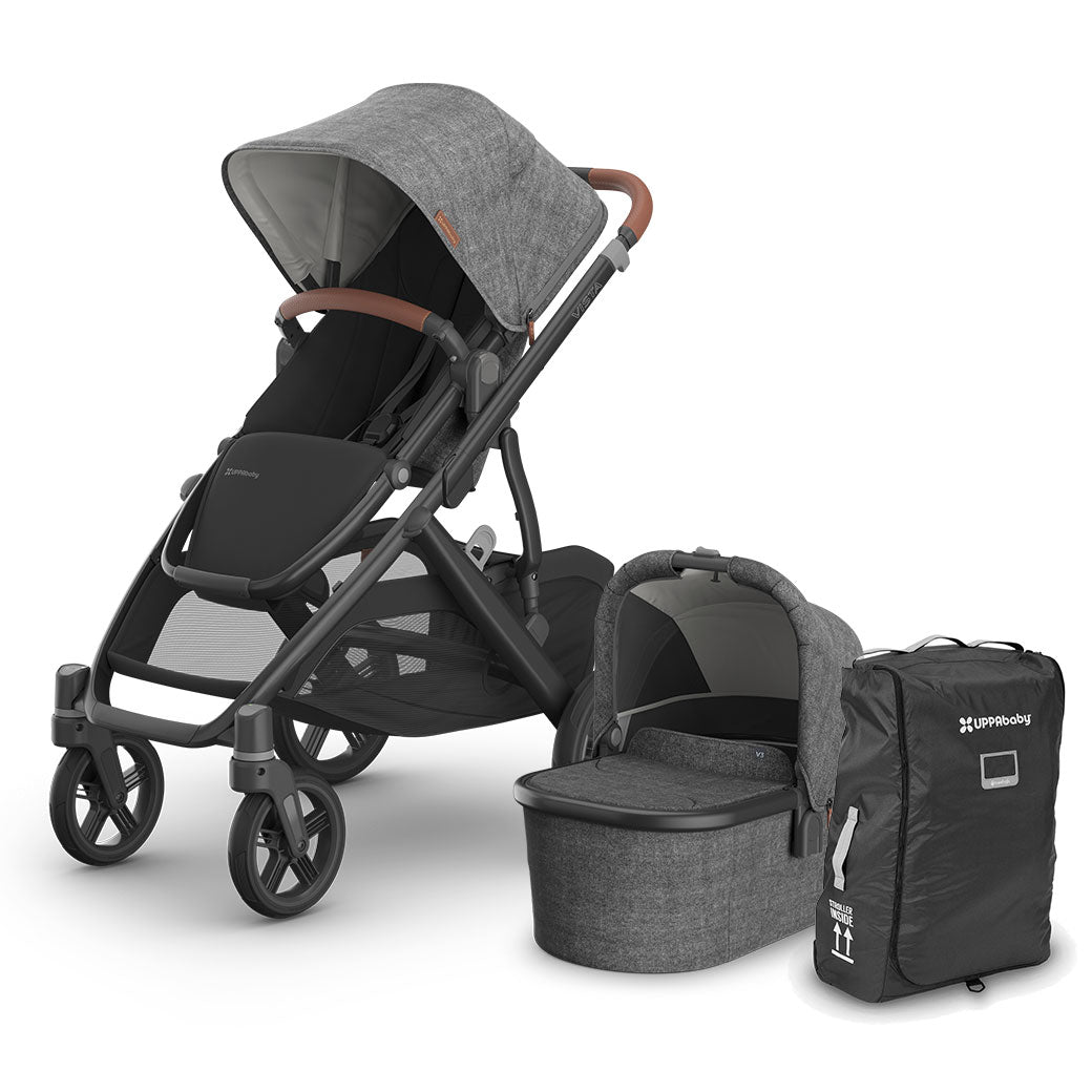 UPPAbaby Vista V3 Stroller Travel Bag Bundle Modern Nursery
