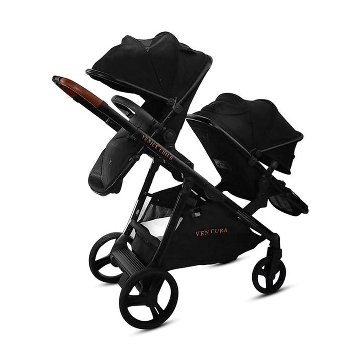 Ventura Single to Double Sit-and-Stand Stroller & 2nd Toddler Seat