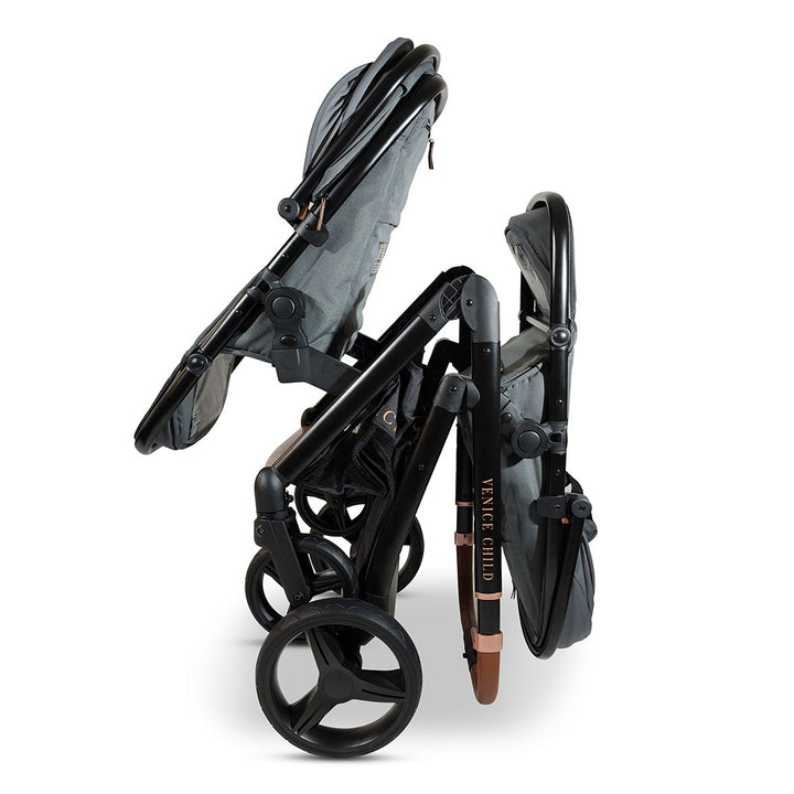 Ventura Single to Double Sit-and-Stand Stroller & 2nd Toddler Seat