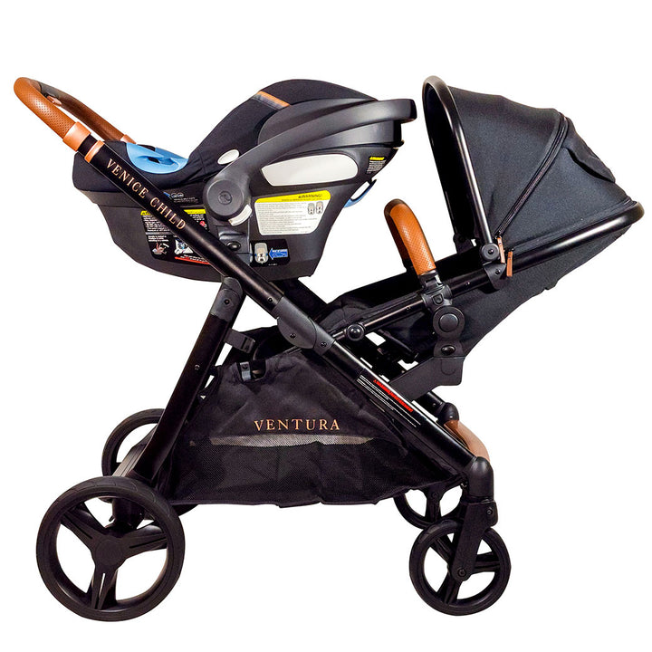 Ventura Single to Double Sit-and-Stand Stroller