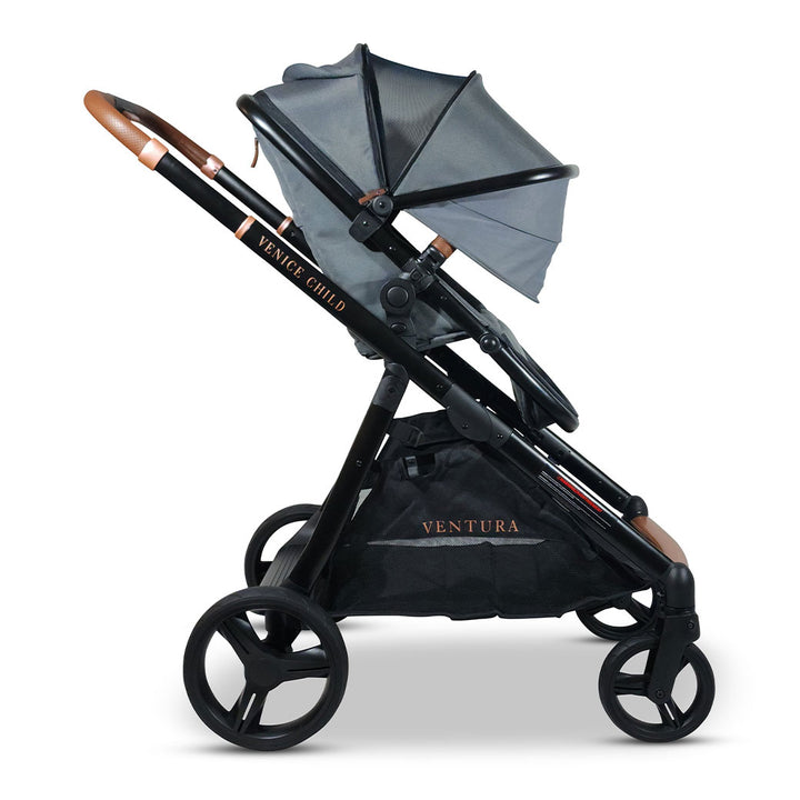 Ventura Single to Double Sit-and-Stand Stroller & Bassinet