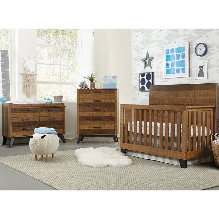 Urban Rustic Convertible Crib