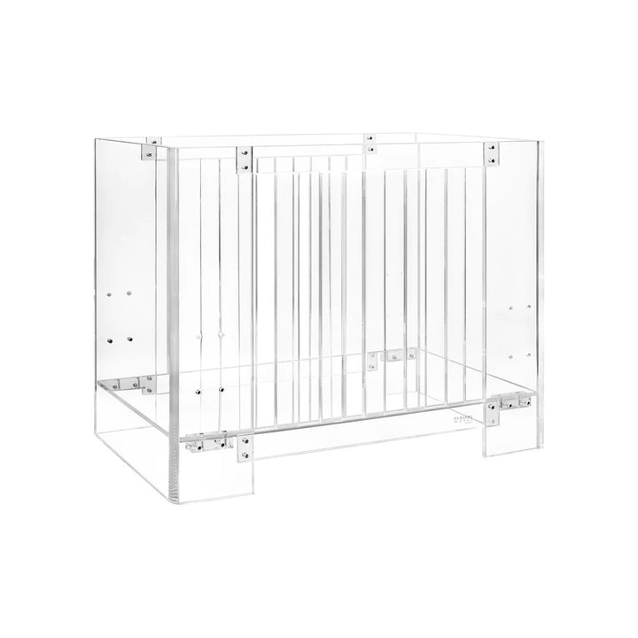 Nursery Works Vetro Mini Crib in clear acrylic -- Color_Default