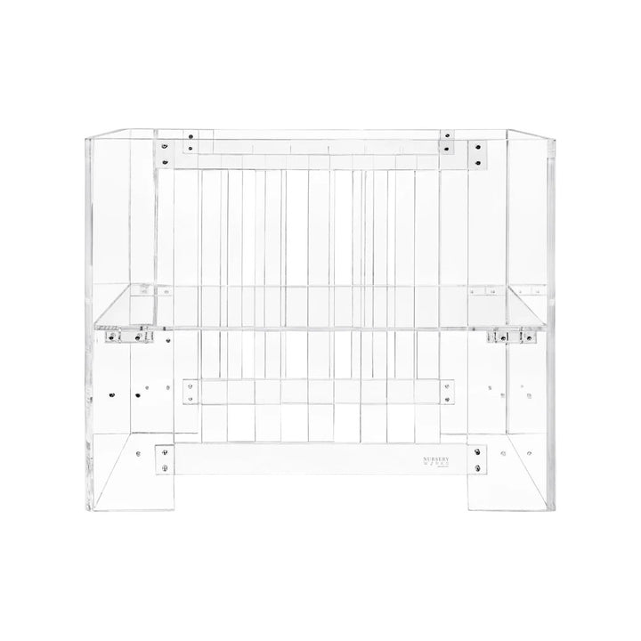 Nursery Works Vetro Mini Crib in clear acrylic -- Color_Default