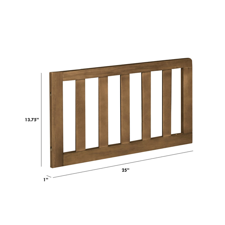 DaVinci Charlie Toddler Bed Conversion Kit -- Color_Walnut