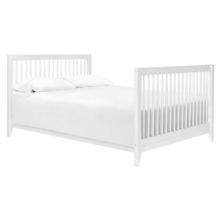  Babyletto's Sprout 4-in-1 Convertible Crib as full-size bed in -- Color_White