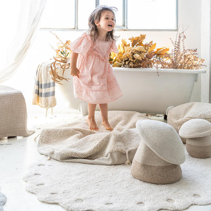 Pine Cone Washable Rug